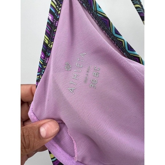 Athleta Multicolor Paisley 36B/C Underwire Twistini Tankini Swim Top #422822 - Picture 3 of 4